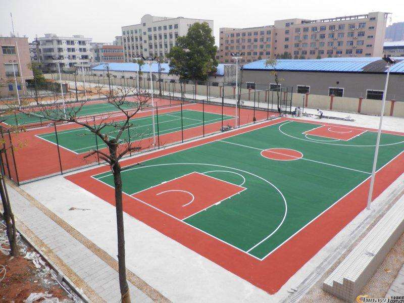 塑膠籃球場施工工期需要多久，這里有你想知道的-【玉峰體育】